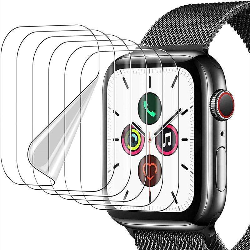 2 x Apple iWatch Soft Hydrogel Silicone Full Cover Screen Protectors FOR ALL MODELS