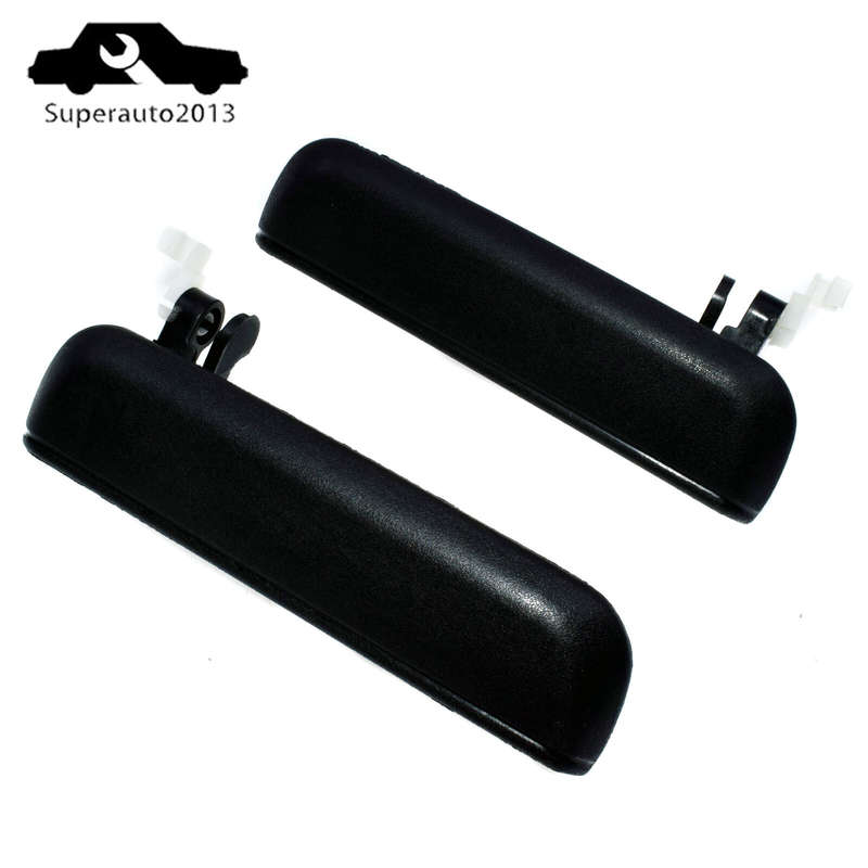 2X Outside Front Left & Right Door Handle For Toyota 1995-98 Tercel 96-98 Paseo