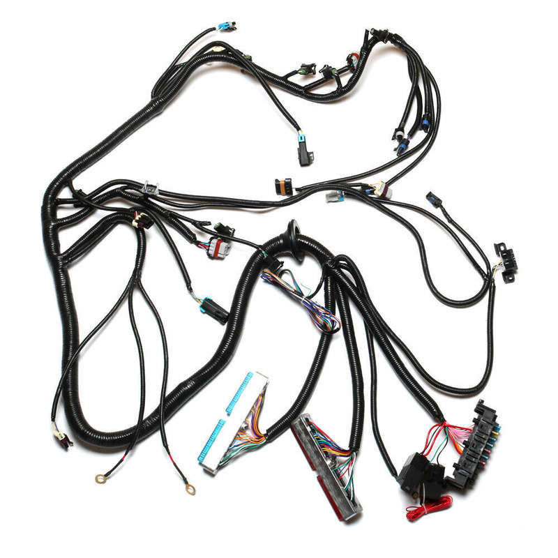 For 97-06 DBC LS1 STAND ALONE HARNESS 4.8 5.3 VORTEC DRIVE BY CABLE LS1-T56 New