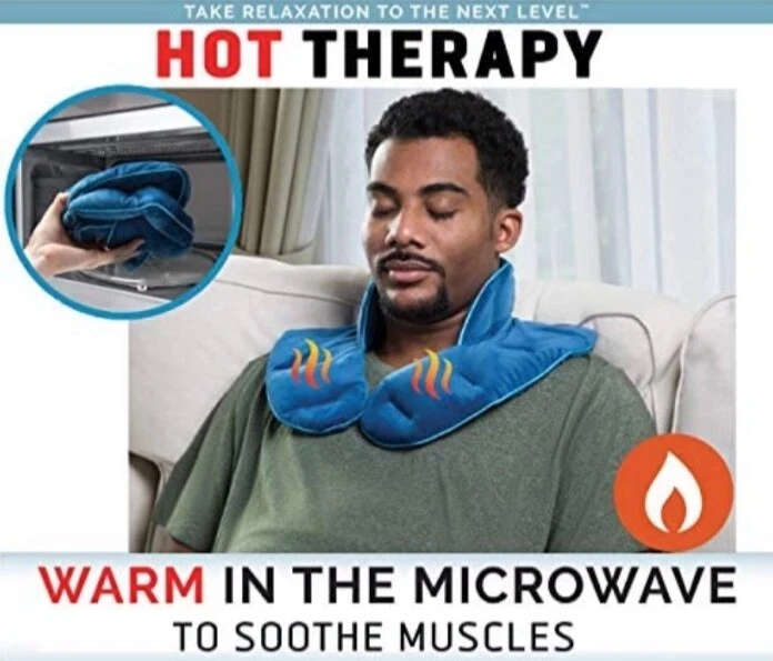 Calming Comfort ThermaComfort Weighted Hot Neck Shoulder Wrap Herbal Aromatherap