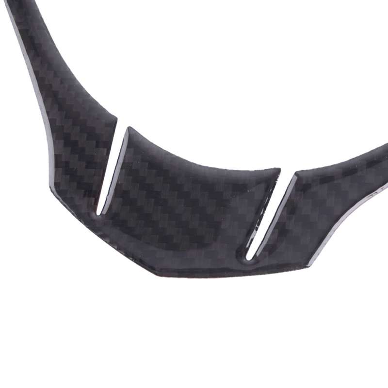 Carbon Fiber Steering Wheel Trim Cover Fit For Acura TSX 2009-2014
