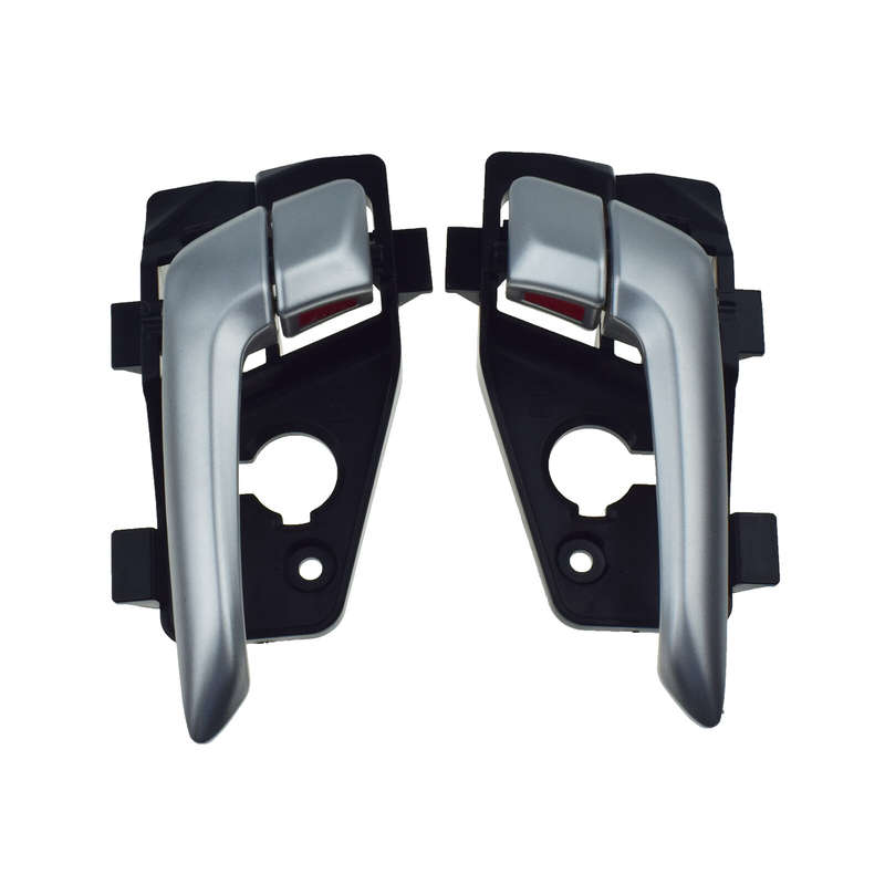 Matte Silver Rear Pair Inside Door Handle 2pc for KIA Picanto MORNING 2011-2016