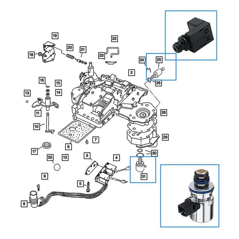 Transducer Transmission Set Governor Pressure Solenoid Sensor 4617210 56028196AD