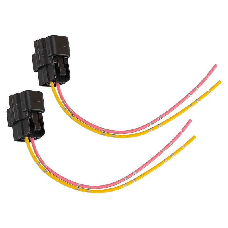 2x Solenoid Valve Plug Connector Fit For Kobelco SK-8 SK200-8 SK-6E Excavator