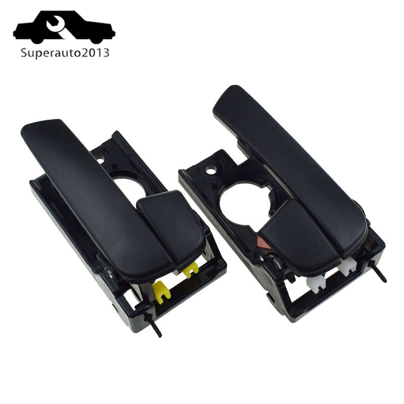 Pair Interior Door Handle Rear Left Right Side For Kia Rio Rio5 2006 2007-2011