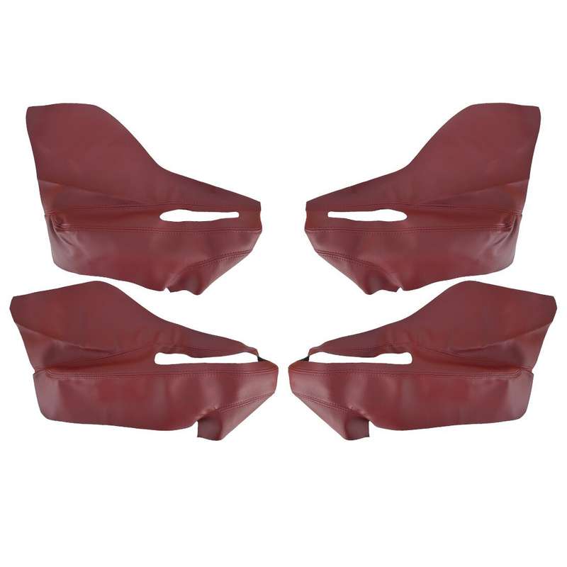 4pc Inner Door Armrest Panel Leather Cover Fit for Jeep Renegade 2015 2016 2017