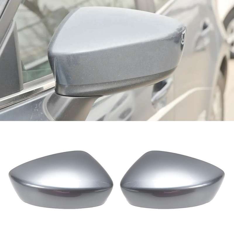 Car Side Rear View Mirror Cover Cap Housing Fit For Mazda 3 Axela 2014-2016