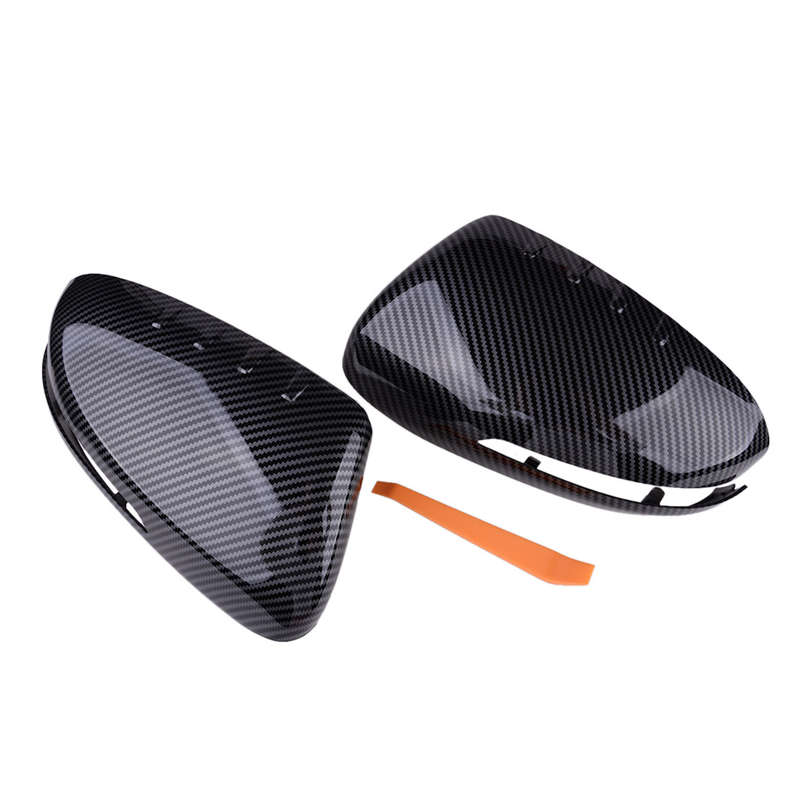 Carbon Fiber Style Mirror Cover Caps Fit For Kia Optima K5 2011-2015