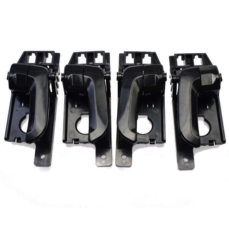 4PCS Black For Kia Sportage 2005-2010 Inside Door Handles Left Right 82610-1F010