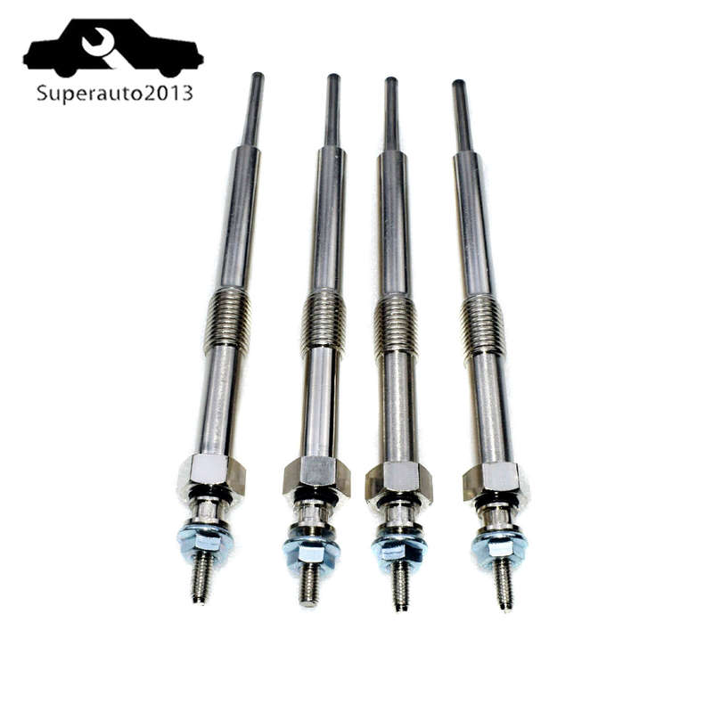 97364968 For Chevy GMC Powerstroke New Premium Dual Coil Diesel Glow Plug 4PCS