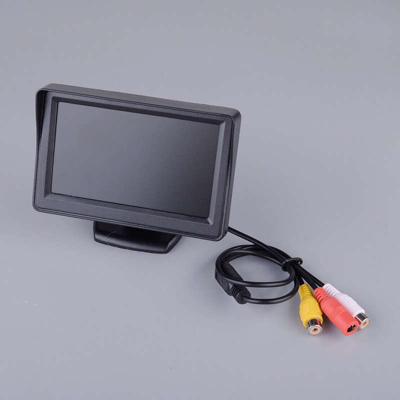 4.3" Car Reverse Rear View TFT LCD Screen Monitor Display For Back Up Camera Acc