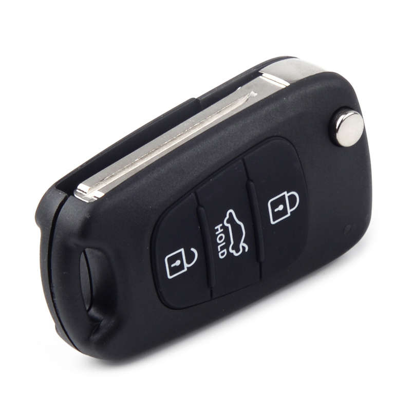 Fit for KIA Sportage Soul Remote Flip Fob Key Shell 3 Buttons Case Perfect Match
