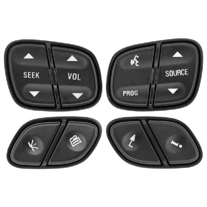 4x Steering Wheel Switch Control Buttons FIt For Chevy Silverado 1500 GMC Sierra