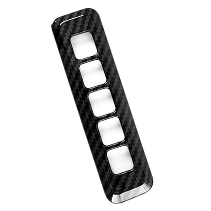 Molded Carbon Fiber Keyless Entry Keypad Cover Trim Bezel For Ford F150 15-21