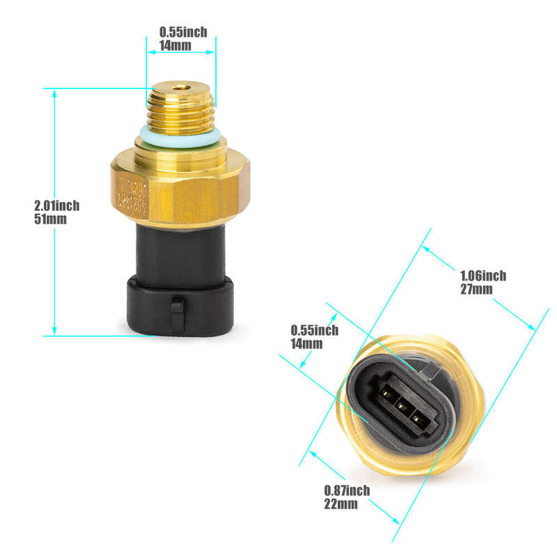 Oil Pressure Sensor For Cummins N14 M11 ISX L10 For Dodge Ram 2500 Ram 3500