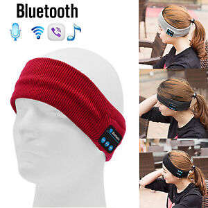 Wireless Bluetooth Headband Earphone Sport Running Sleeping Stereo Music  Headset | eBay