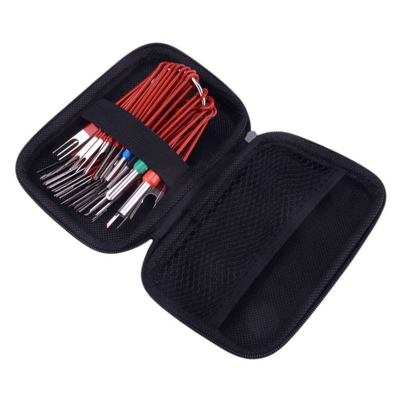 41Pc Wire Terminal Removal Tool Car Electrical Wiring Crimp Connector Pin Key it