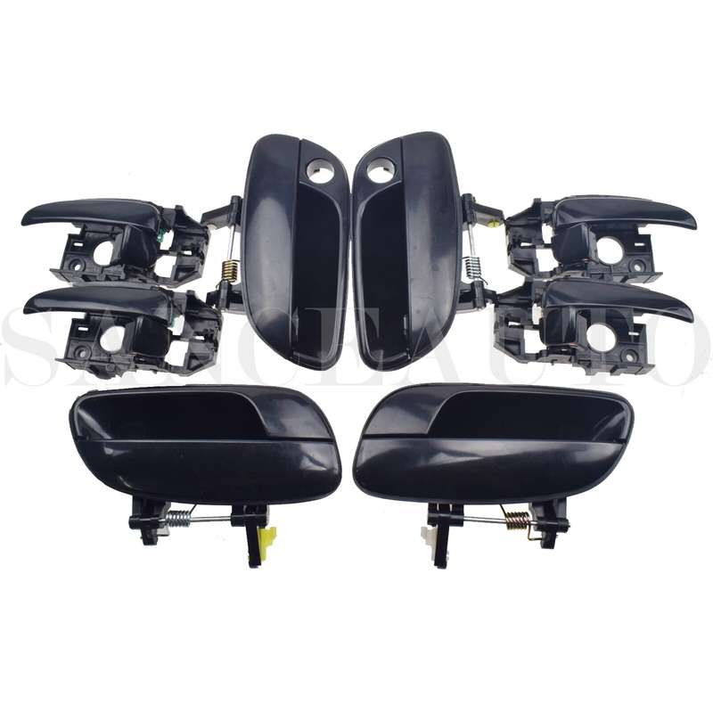 8Pcs Left Right Front Rear Inside Outside Door Handles For HYUNDAI ELANTRA 01-06