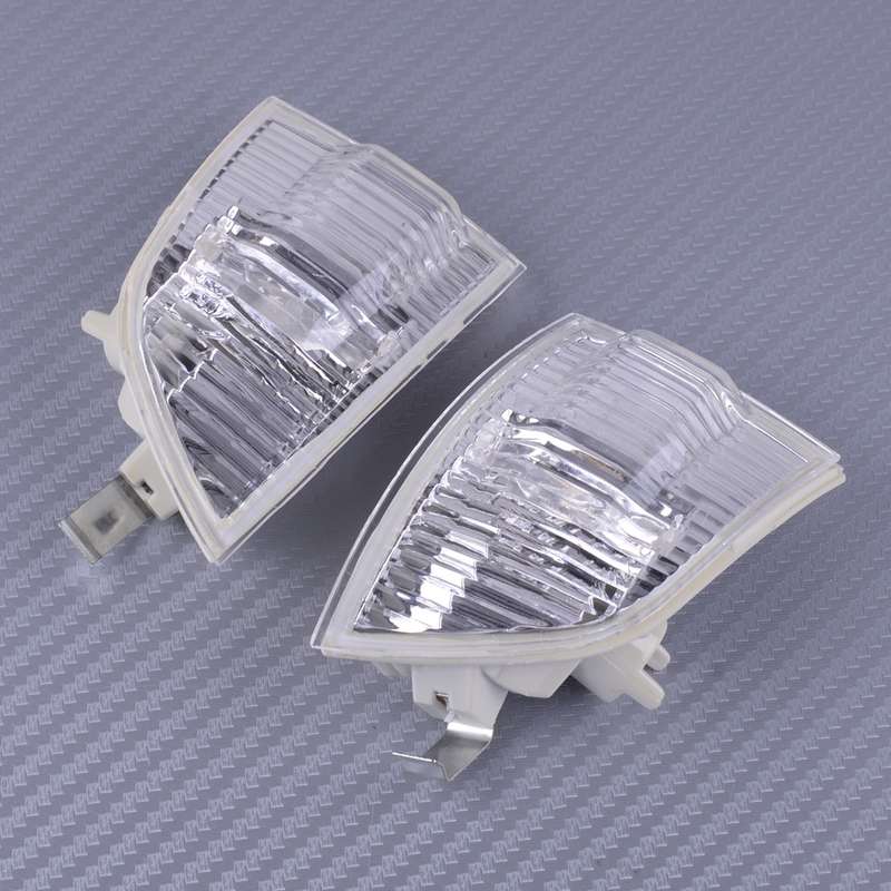2pc Wing Door Mirror Indicator Light Lens Case Fit For Ford Focus 04-2008 L+R