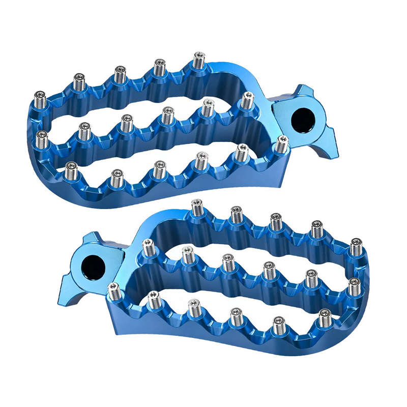 1Pair Blue Foot Pegs Footrest Pedal Fit for Yamaha Tenere700 XTZ 700 2019-2024