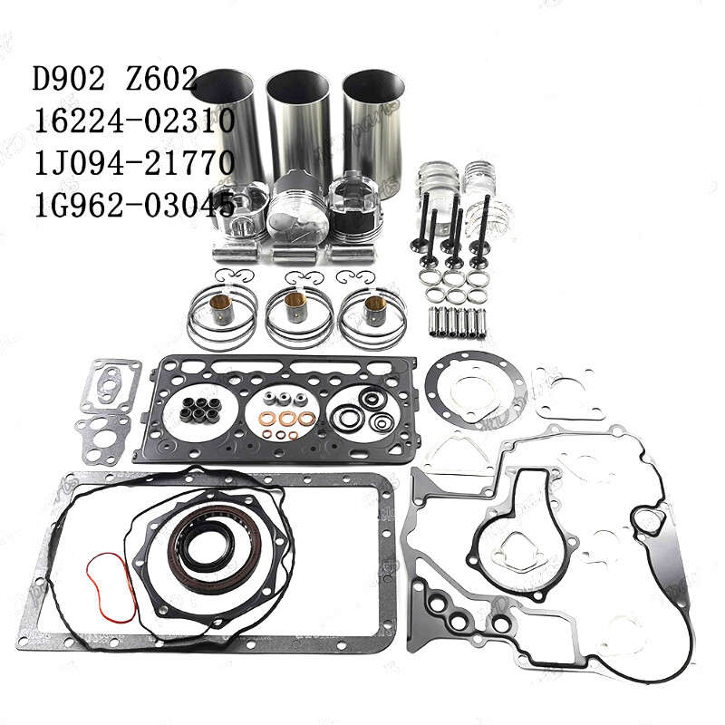 STD D902 Z602 Engine Piston Rebuild Kit For Kubota RTV900 900G 900G9 900R 900T