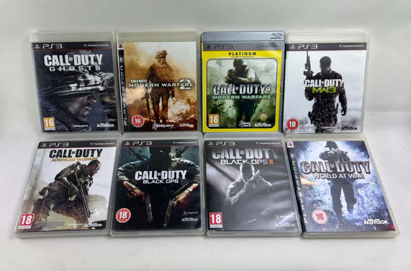 Call of Duty x8 Games Bundle PS3 (Sony PlayStation 3)