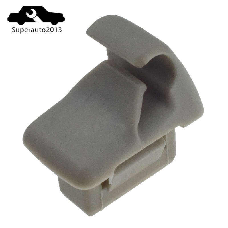 New 1PCS Sun Visor Holder Beige For 2008-21 Mitsubishi Outlander Lancer MR654610