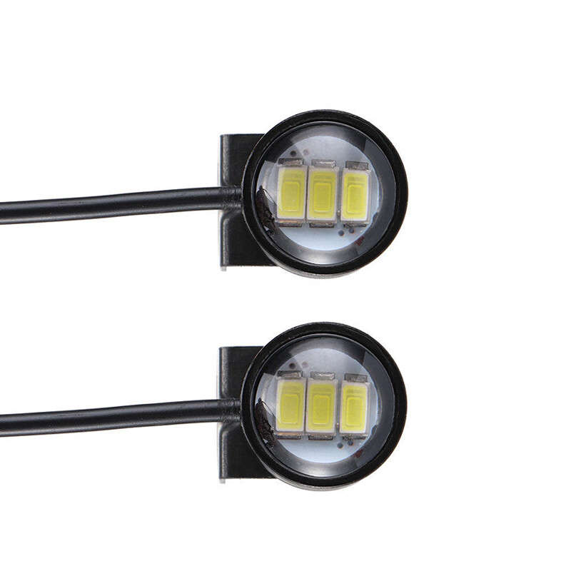 2pc White Light Motorcycle Waterproof LED Headlight Fog Driving Lamp Accessories