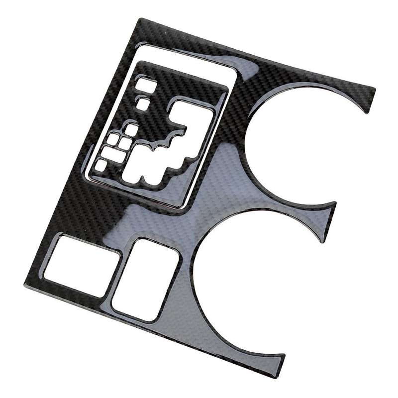Carbon Fiber Gear Shift Frame Cover Trim Fit for LHD Toyota Highlander 08-13