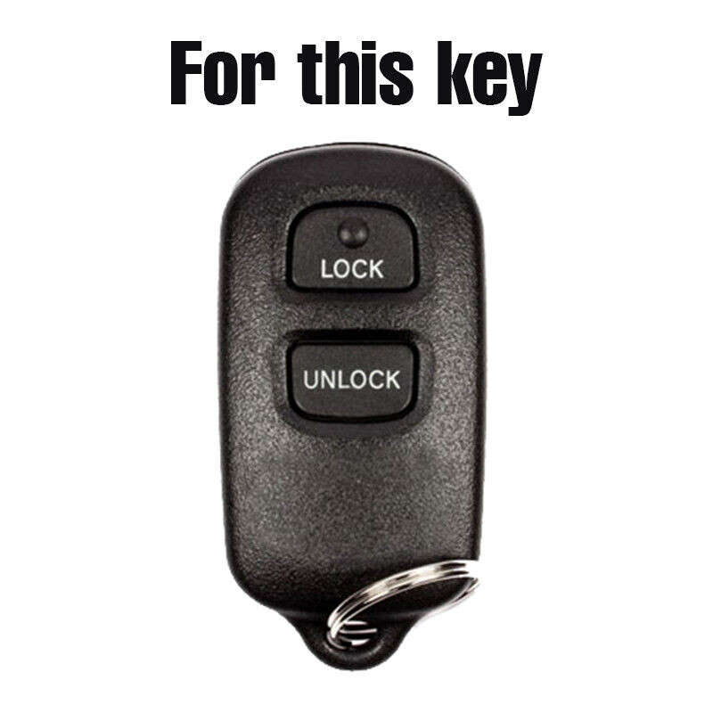 Fit for TOYOTA RAV4 Camry 2+1 Button Remote Smart Key Fob Silicone Case Cover