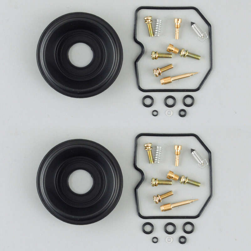 2x Carburetor Repair Rebuild kit Fit For Kawasaki KAF450 B1 Mule 1000 UTV 88 New