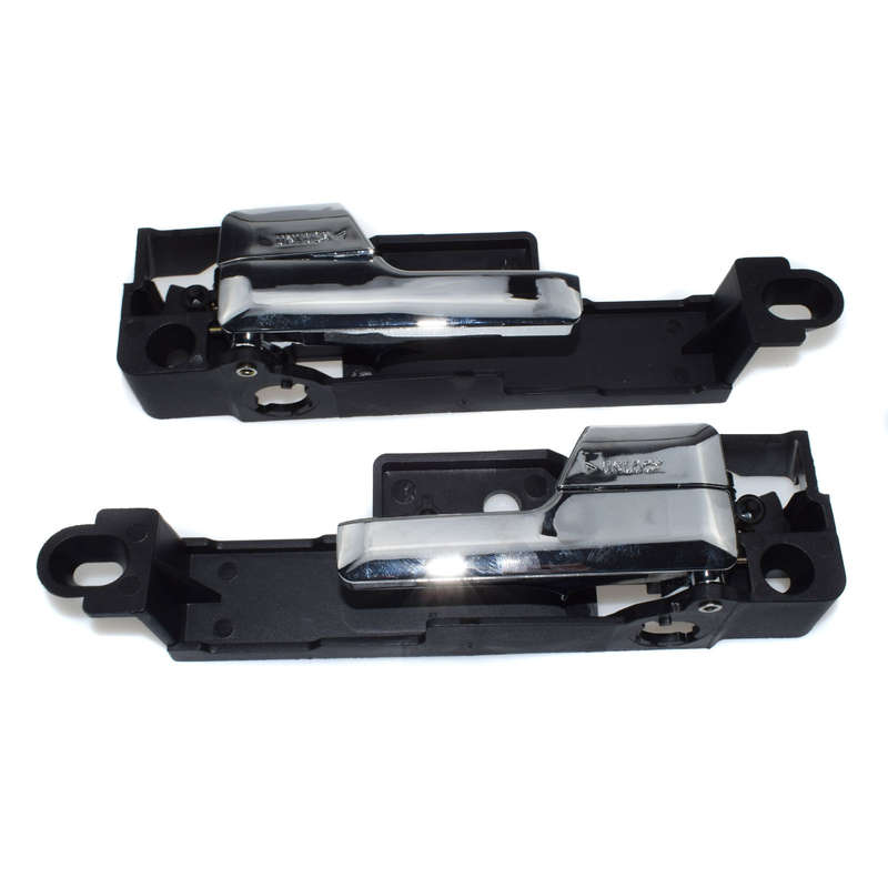 Pair Front Interior Door Handles Chrome for 06-12 Fusion Milan MKZ 6E5Z5422601