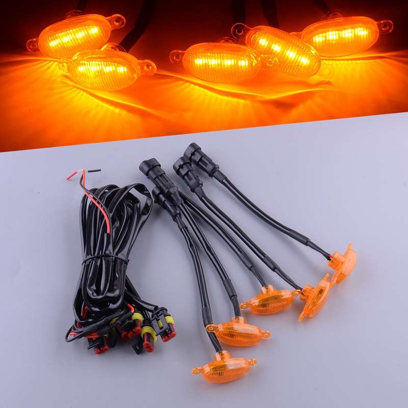 5Pc Front Grille LED Light Fit For Ford Bronco Sport 2021