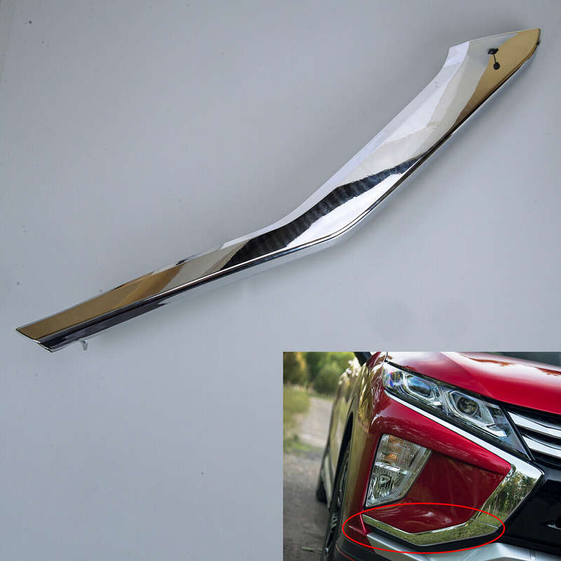 Right Front Bumper Molding Strip Trim Fit For Mitsubishi Eclipse Cross 2018-2021