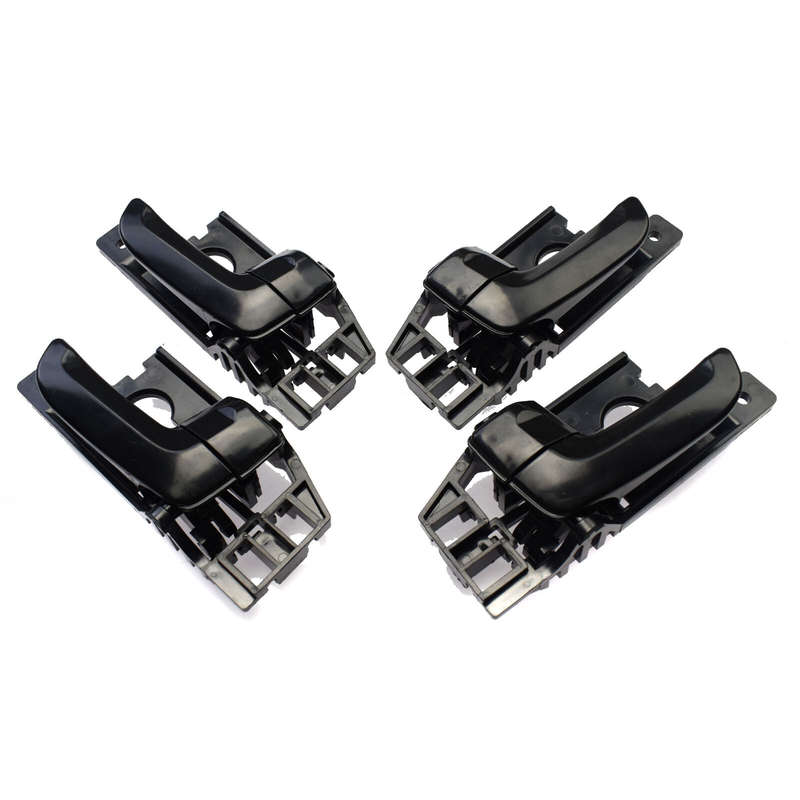 4PCS Left & Right Side Interior Door Handle Black For Kia Sportage 2005-10 New