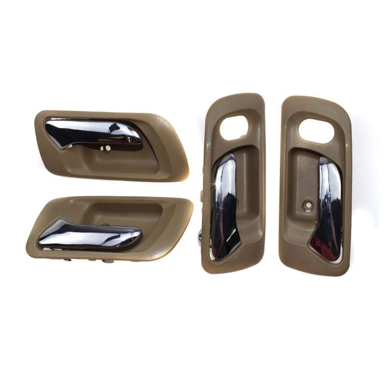 4PCS Front Rear Left Right Beige Inner Door Handle For Honda Accord Odyssey New