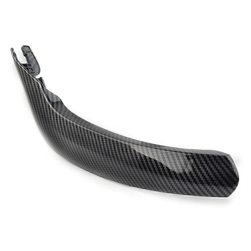 Carbon Fiber Style Left Inner Door Pull Handle Trim Fit for BMW F25 F26 10-2017