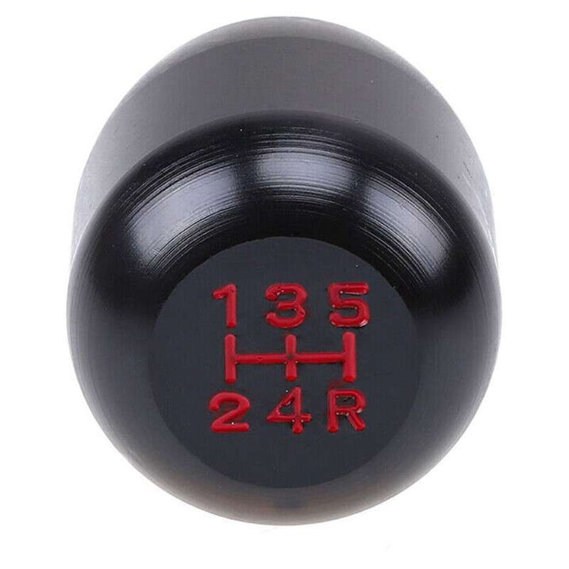 Manual Transmission MT 5 Speed Gear Stick Shift Knob Shifter Black with Boot