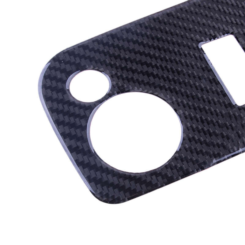 Roof Reading Light Panel Cover Trim Fit for Ford Mustang Black Carbon Fiber