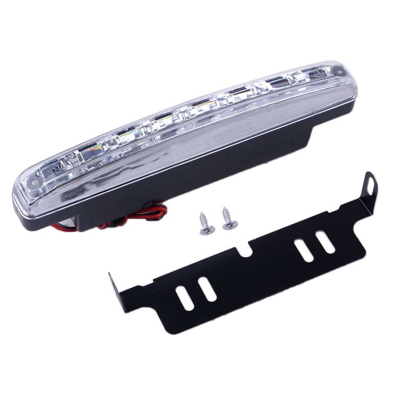 2x Universal Daytime Running Light White LED Light Low Power DRL Fog Driving