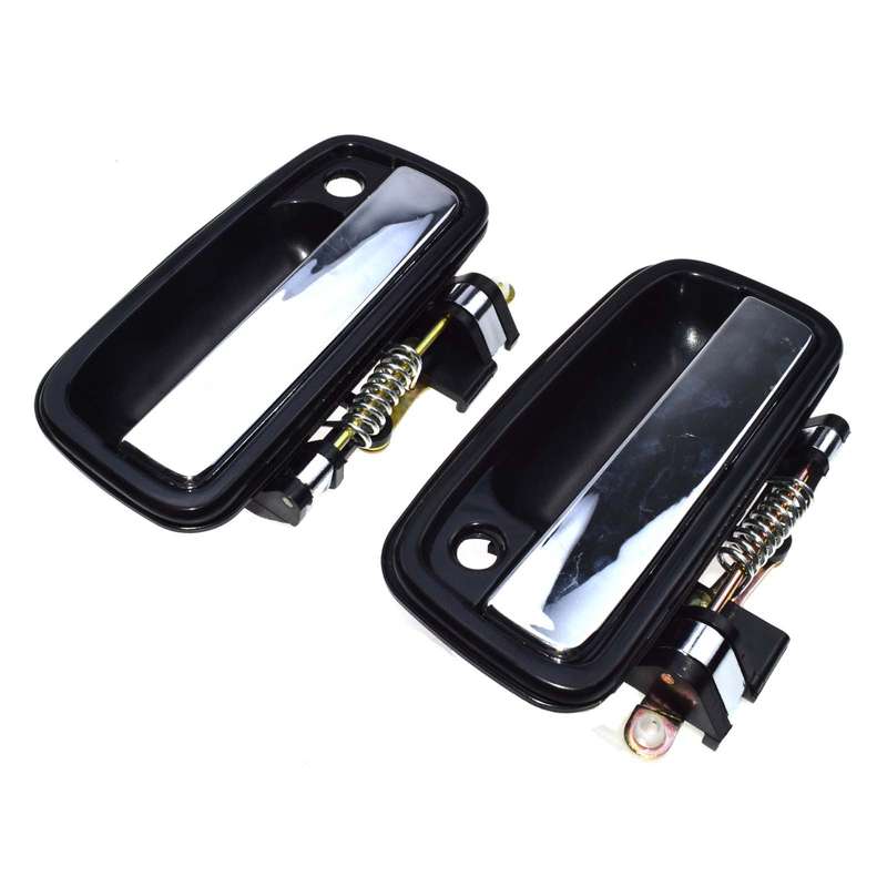 2 Chrome Outside & 4 Black Inside Left Right Door handles For Toyota Tacoma New