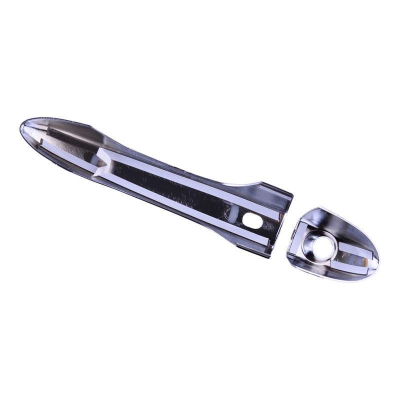 Chrome Exterior Door Handle Cover Trim Fit for Fiat 500X SUV 2016 to 2023