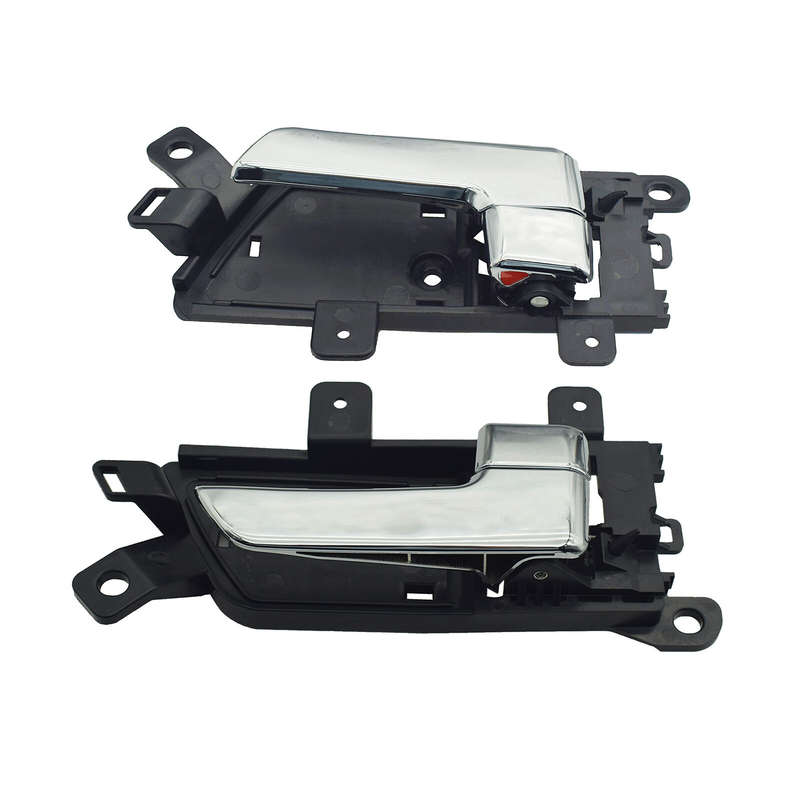 2PCS Left & Right Side Interior Door Handle Chrome For 2009-2011 Kia Borrego New