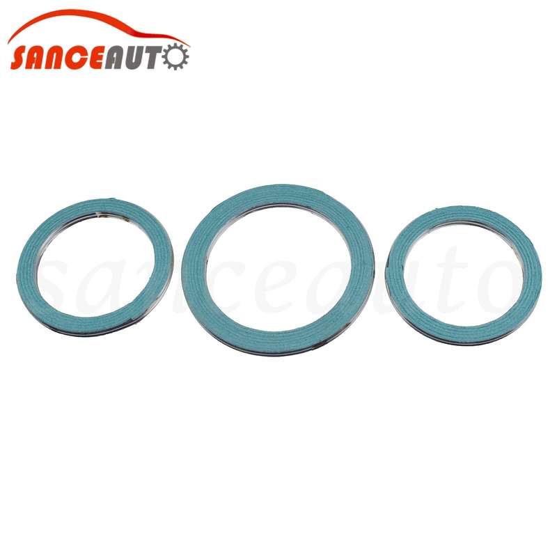 For Lexus IS300 2001 2002 03 04 2005 Exhaust Gasket 3PCS 90917-06046 90917-06076