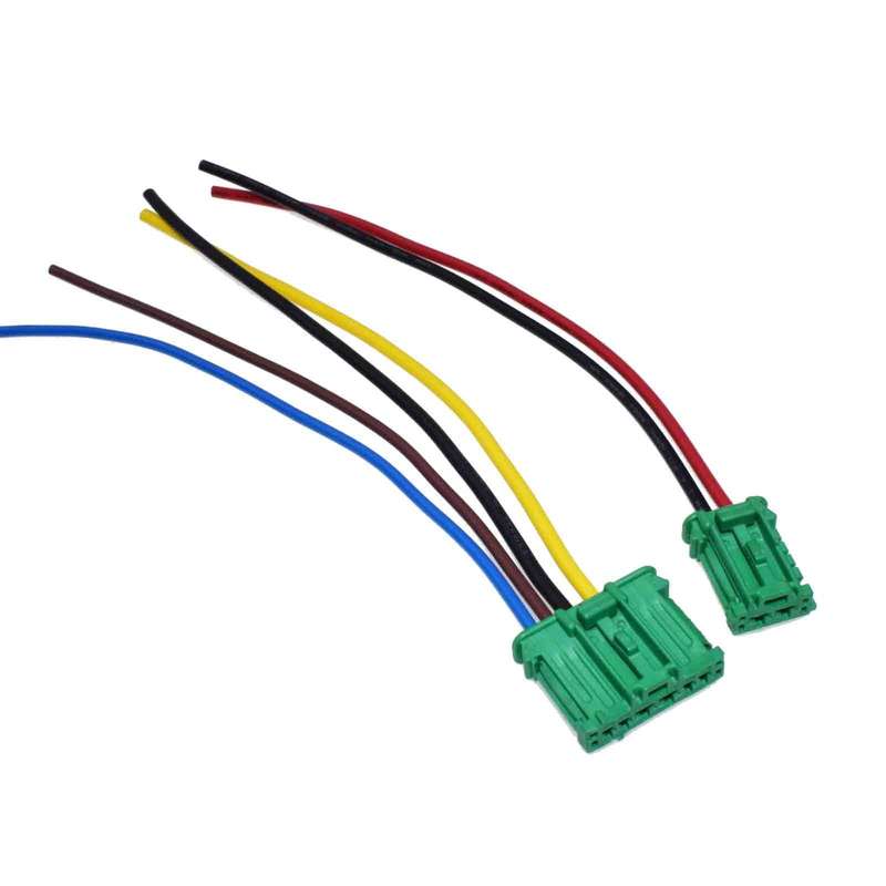 NEW 2PCS Blower Motor Heater Fan Resistor Connector/Wire For Nissan Tiida Livina
