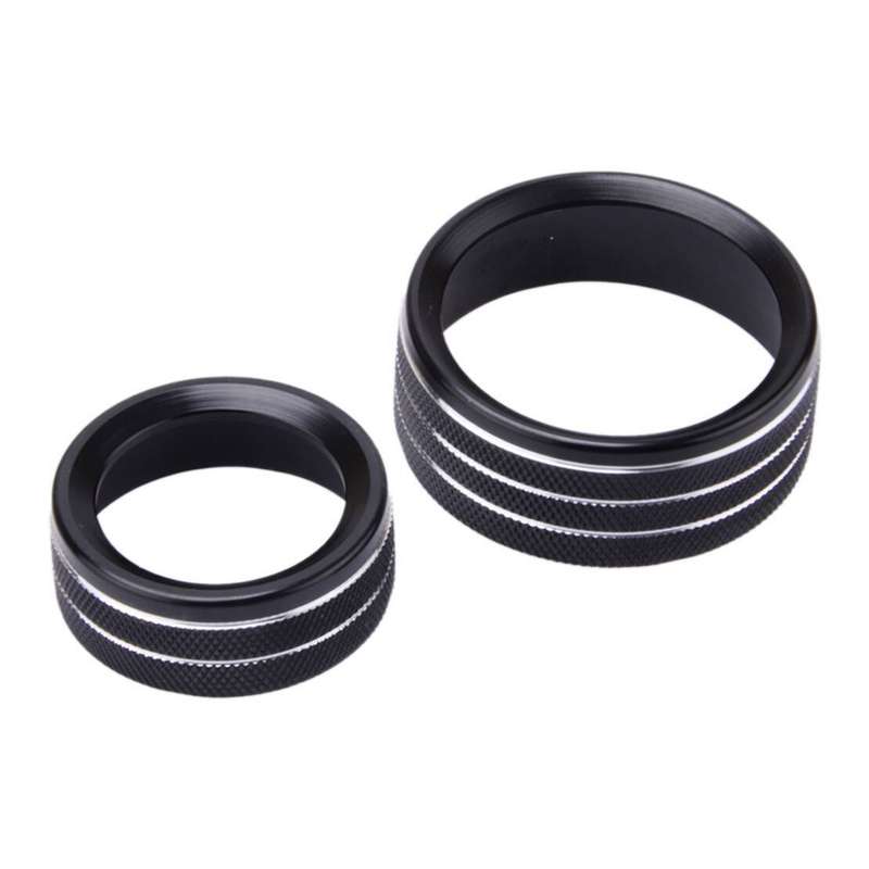 AC Volume Button Ring Knob Cover Fit for Dodge Charger Challenger Durango Acc