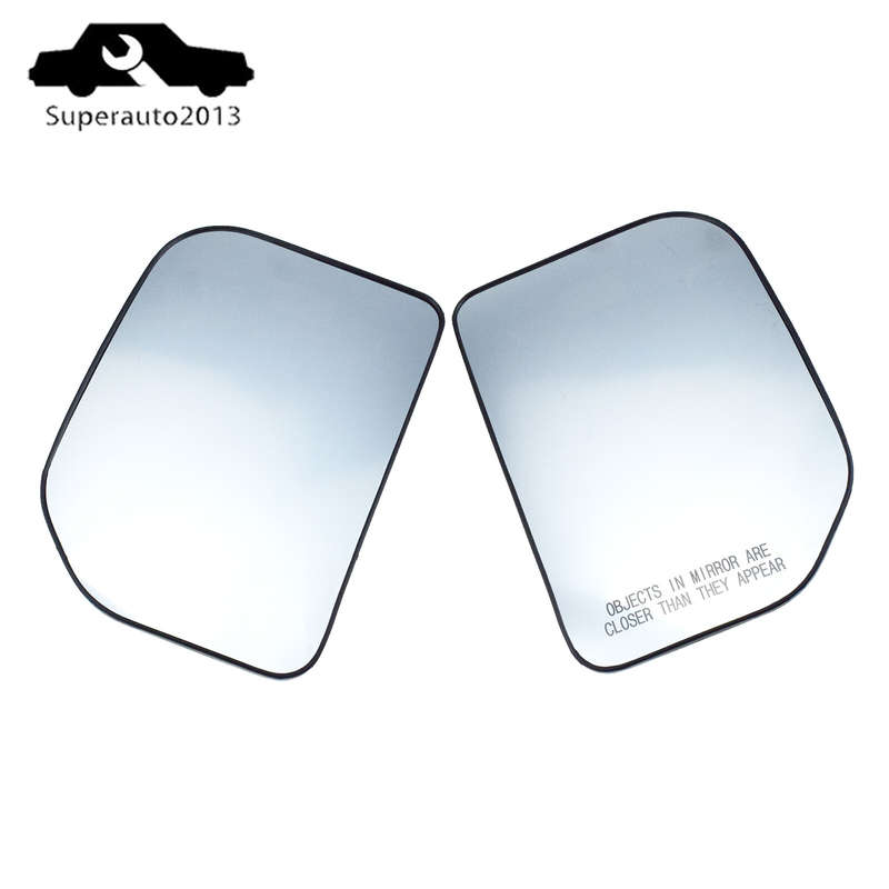 2X Left Right Side Mirror Glass w/ Backing Plate For 2007-2014 Toyota FJ Cruiser