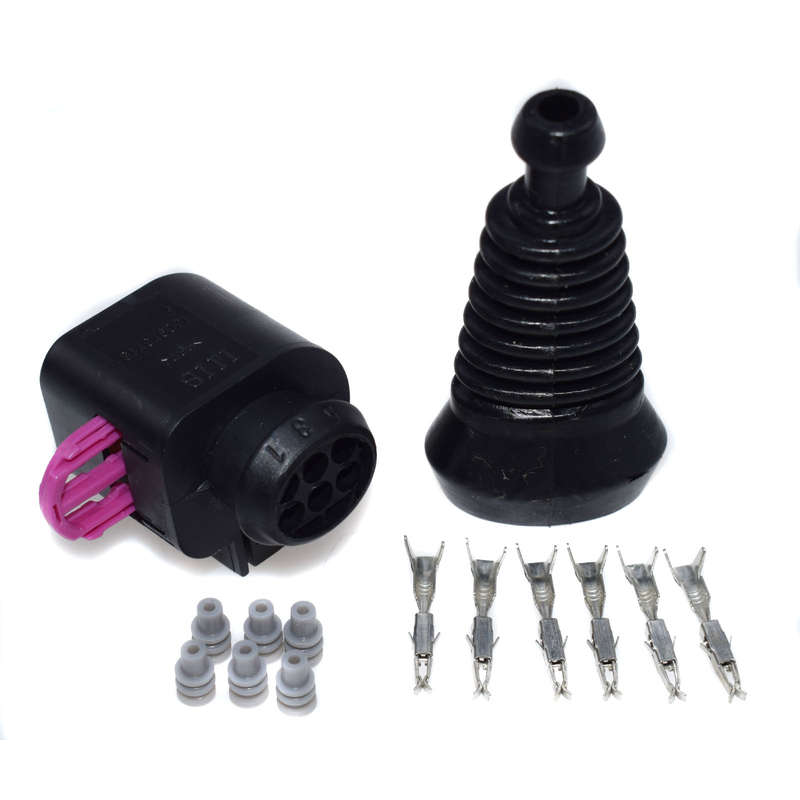 New 1J0973713 For VW PASSAT JETTA GTI AUDI 6 Pin Sealed Female JPT Connector Kit