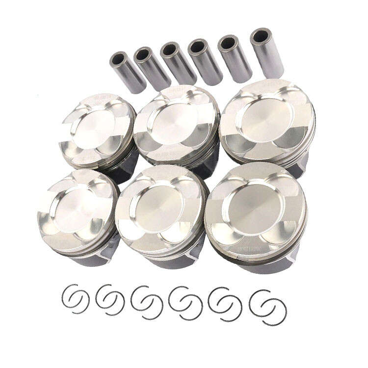 6X N55 Engine Pistons Rings Set For BMW X3 X5 X6 135i 435i 535i 640i 11258619196