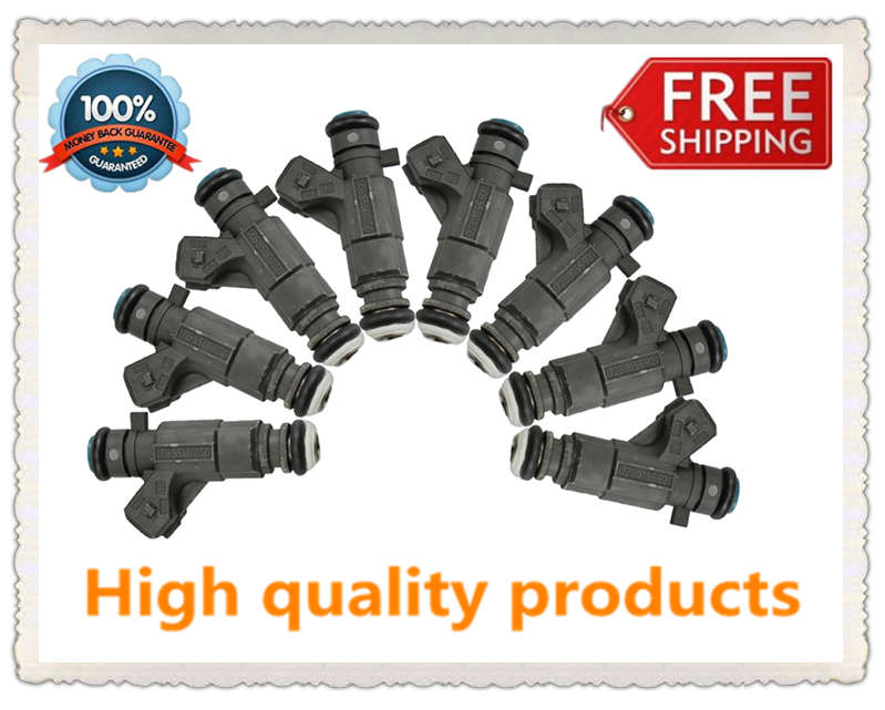 Set of 8 Bosch 0280155921 077133551M fuel injector 04-07 VW Touareg 4.2L V8